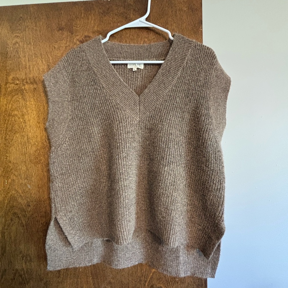 Roolee Brown Knit Pullover